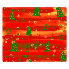 Christmas Magic Double Sided Flano Blanket (small)  by Valentinaart