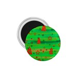 Xmas magical design 1.75  Magnets Front