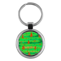 Xmas Magical Design Key Chains (round)  by Valentinaart