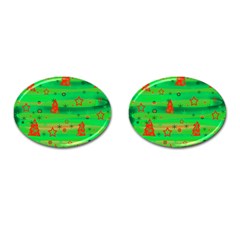 Xmas Magical Design Cufflinks (oval) by Valentinaart