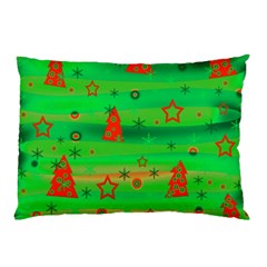 Xmas Magical Design Pillow Case by Valentinaart