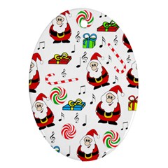 Xmas Song Ornament (oval) 