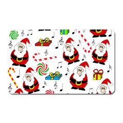 Xmas Song Magnet (rectangular) by Valentinaart