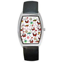 Xmas Song Barrel Style Metal Watch by Valentinaart