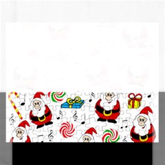 Xmas Song Rectangular Jigsaw Puzzl