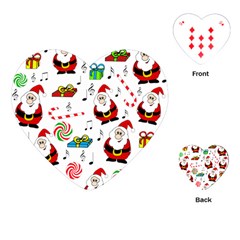 Xmas Song Playing Cards (heart) 