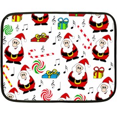 Xmas Song Fleece Blanket (mini) by Valentinaart