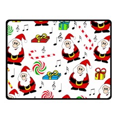 Xmas Song Fleece Blanket (small) by Valentinaart