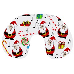 Xmas Song Travel Neck Pillows by Valentinaart