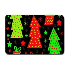 Merry Xmas Small Doormat  by Valentinaart