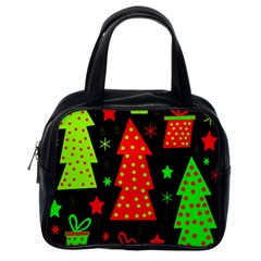 Merry Xmas Classic Handbags (one Side) by Valentinaart