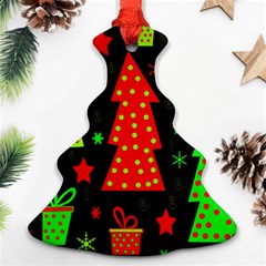 Merry Xmas Christmas Tree Ornament (2 Sides)