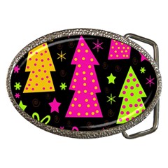 Colorful Xmas Belt Buckles by Valentinaart