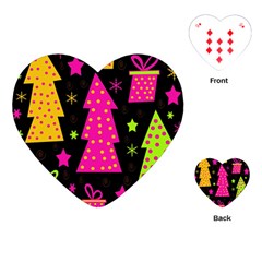 Colorful Xmas Playing Cards (heart) 