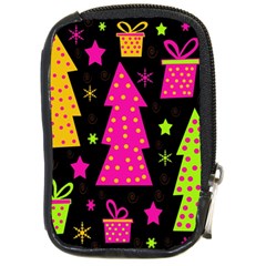 Colorful Xmas Compact Camera Cases by Valentinaart