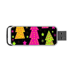 Colorful Xmas Portable Usb Flash (two Sides) by Valentinaart