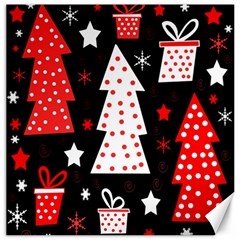 Red playful Xmas Canvas 20  x 20  