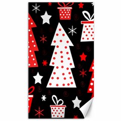 Red playful Xmas Canvas 40  x 72  