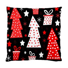 Red playful Xmas Standard Cushion Case (One Side)