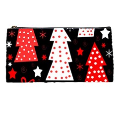 Red playful Xmas Pencil Cases