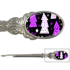 Purple Playful Xmas Letter Openers by Valentinaart