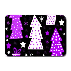 Purple Playful Xmas Plate Mats by Valentinaart