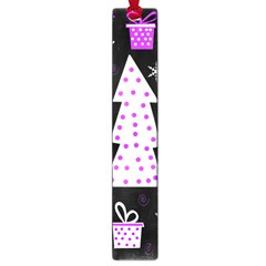 Purple Playful Xmas Large Book Marks by Valentinaart