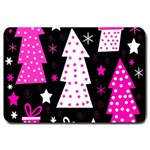 Pink playful Xmas Large Doormat  30 x20  Door Mat