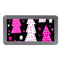 Pink Playful Xmas Memory Card Reader (mini) by Valentinaart