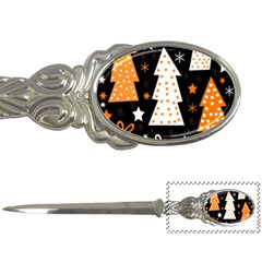 Orange Playful Xmas Letter Openers by Valentinaart