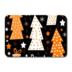 Orange Playful Xmas Plate Mats by Valentinaart