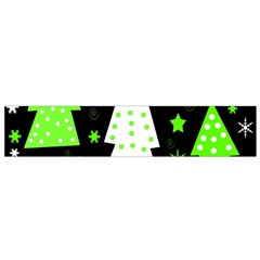 Green Playful Xmas Flano Scarf (small)