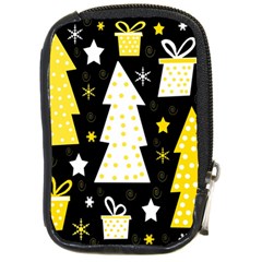 Yellow Playful Xmas Compact Camera Cases by Valentinaart