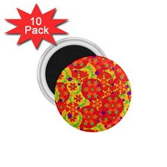 Orange Design 1 75  Magnets (10 Pack) 