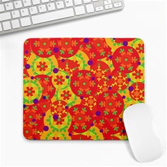 Orange Design Large Mousepads