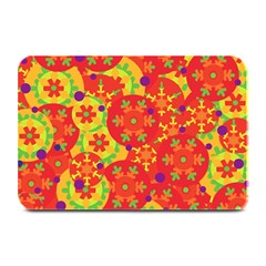 Orange Design Plate Mats