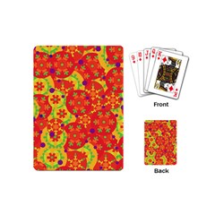 Orange Design Playing Cards (mini) 