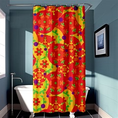 Orange Design Shower Curtain 36  X 72  (stall) 