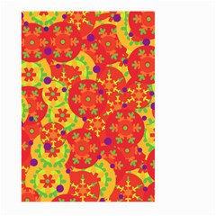 Orange Design Large Garden Flag (two Sides)