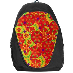 Orange Design Backpack Bag