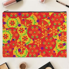 Orange Design Cosmetic Bag (xxxl) 