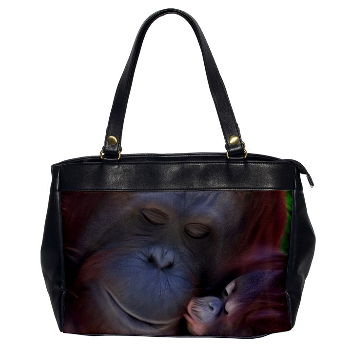 Orangutang mother and daughter Office Handbag (One Side)