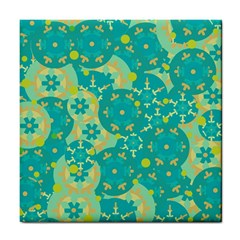 Cyan design Tile Coasters