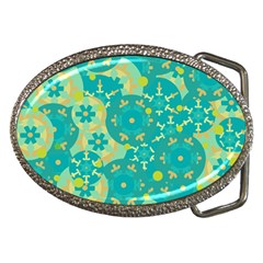 Cyan Design Belt Buckles by Valentinaart