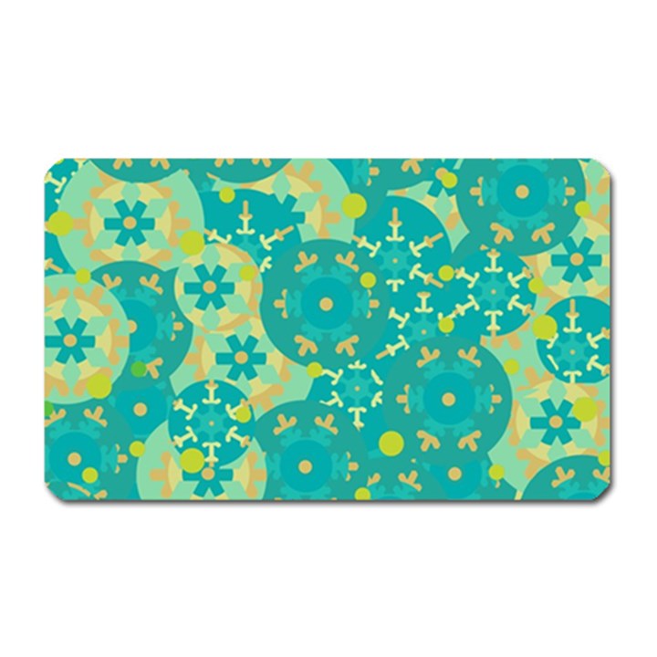 Cyan design Magnet (Rectangular)