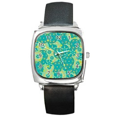 Cyan Design Square Metal Watch by Valentinaart