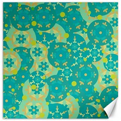 Cyan design Canvas 16  x 16  