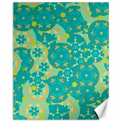 Cyan design Canvas 11  x 14  