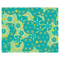 Cyan design Double Sided Flano Blanket (Medium) 