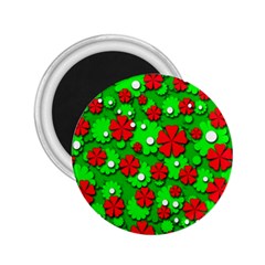 Xmas Flowers 2 25  Magnets by Valentinaart